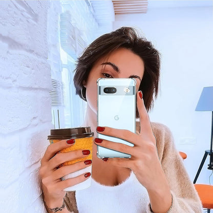 Custodia per Google Pixel 7a, Techsuit, Shockproof Clear, Trasparente