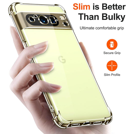 Coque pour Google Pixel 8 Pro, Techsuit, Anti-choc Claire, Transparente