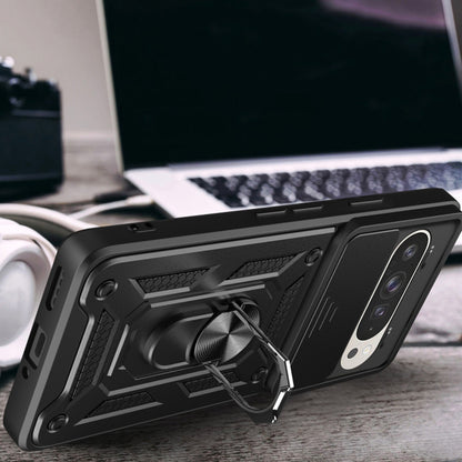 Case for Google Pixel 9 / 9 Pro, Techsuit, CamShield, Black