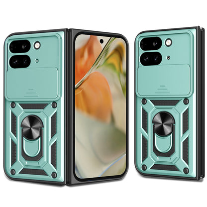 Custodia per Google Pixel 9 Pro Fold, Techsuit, CamShield, Verde