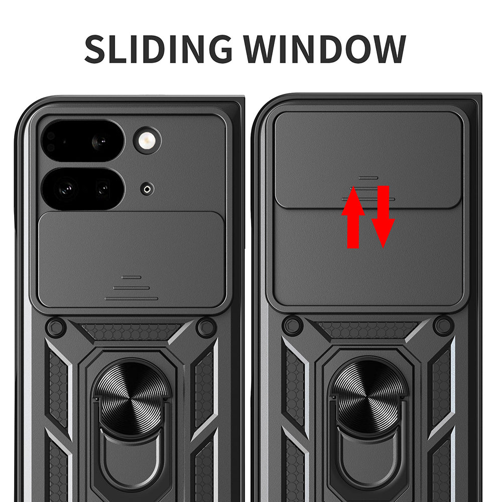 Custodia per Google Pixel 9 Pro Fold, Techsuit, CamShield, Verde