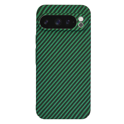 Custodia per Google Pixel 9 Pro, Techsuit, Carbonite FiberShell, Verde