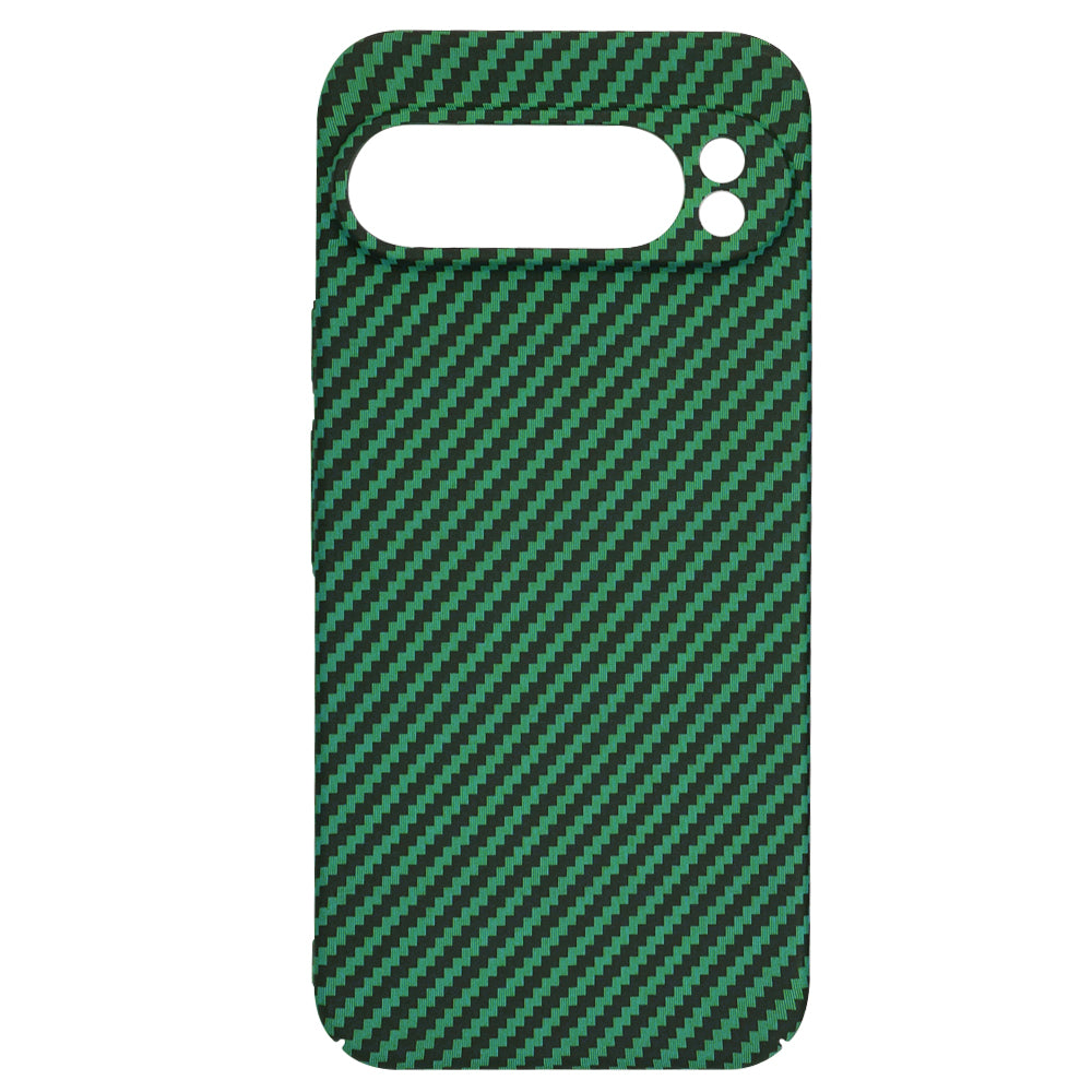 Custodia per Google Pixel 9 Pro, Techsuit, Carbonite FiberShell, Verde