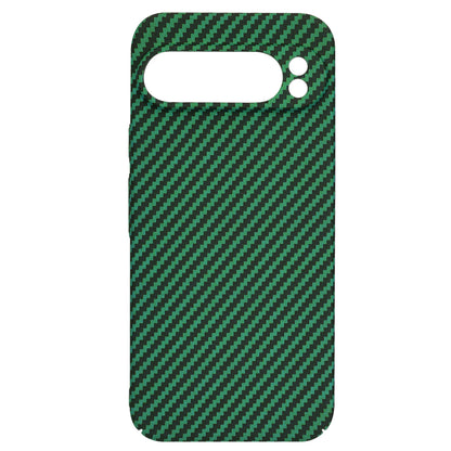 Custodia per Google Pixel 9 Pro, Techsuit, Carbonite FiberShell, Verde