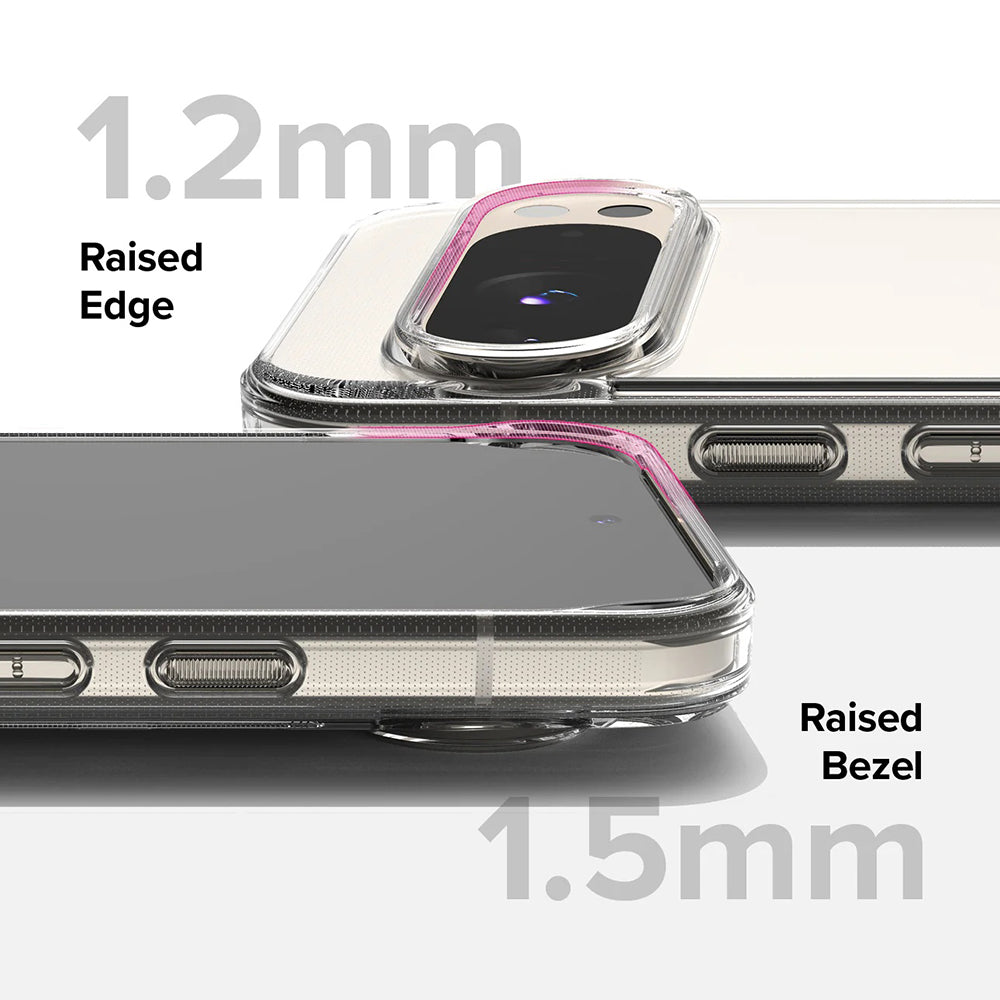 Custodia per Google Pixel 9 Pro XL, Ringke, Fusion, Trasparente