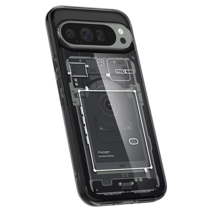 Coque pour Google Pixel 9 Pro XL, Spigen, Ultra Hybrid Zero One, Noire ACS07722