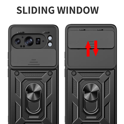 Custodia per Google Pixel 9 Pro XL, Techsuit, CamShield, Nera