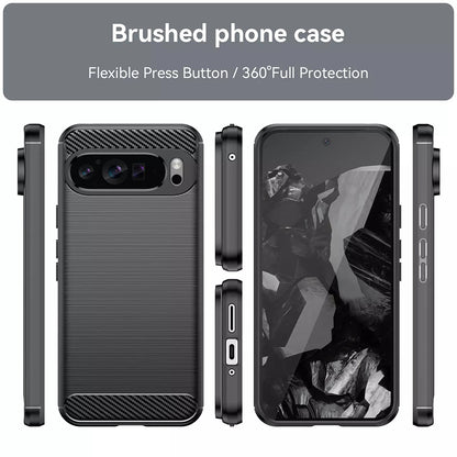 Case for Google Pixel 9 Pro XL, Techsuit, Carbon, Blue