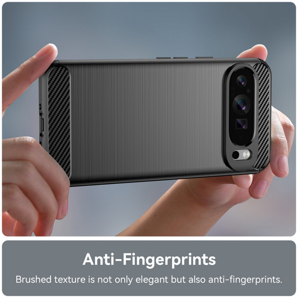 Custodia per Google Pixel 9 Pro XL, Techsuit, Carbonio, Nera