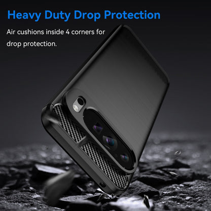 Custodia per Google Pixel 9 Pro XL, Techsuit, Carbonio, Nera