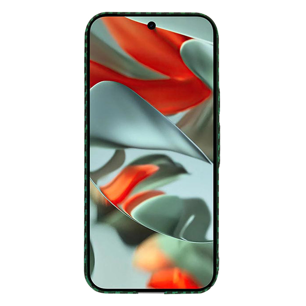 Custodia per Google Pixel 9 Pro XL, Techsuit, Carbonite FiberShell, Verde