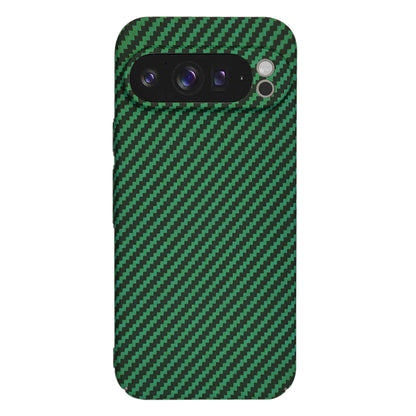 Custodia per Google Pixel 9 Pro XL, Techsuit, Carbonite FiberShell, Verde