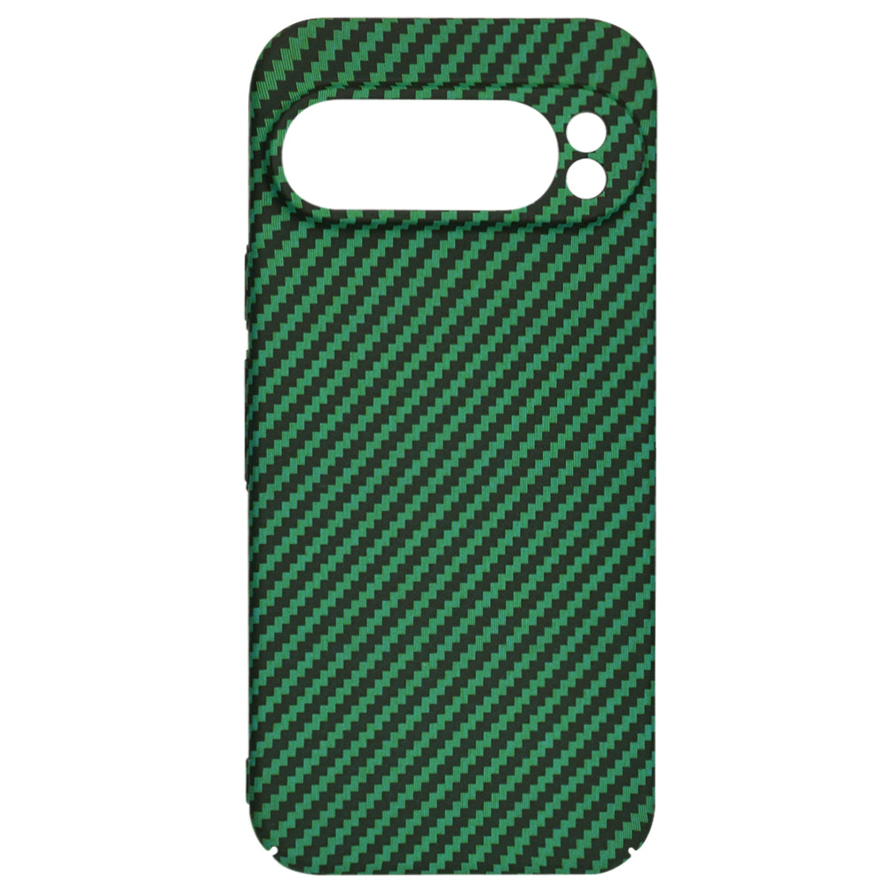 Custodia per Google Pixel 9 Pro XL, Techsuit, Carbonite FiberShell, Verde