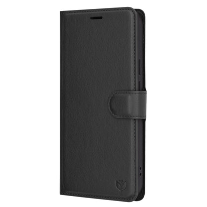 Case for Google Pixel 9 Pro XL, Techsuit, Leather Folio, Black