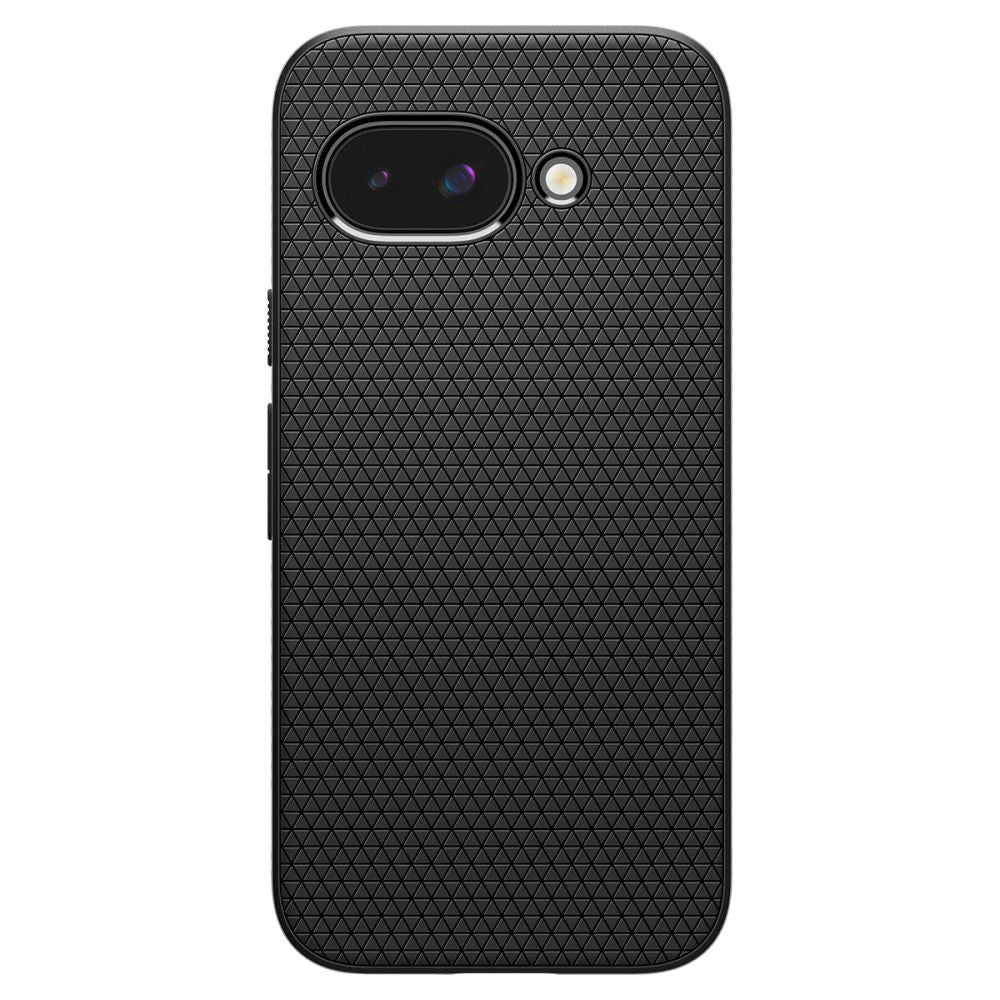 Custodia per Google Pixel 9a, Spigen, Liquid Air, Nero Opaco ACS09039