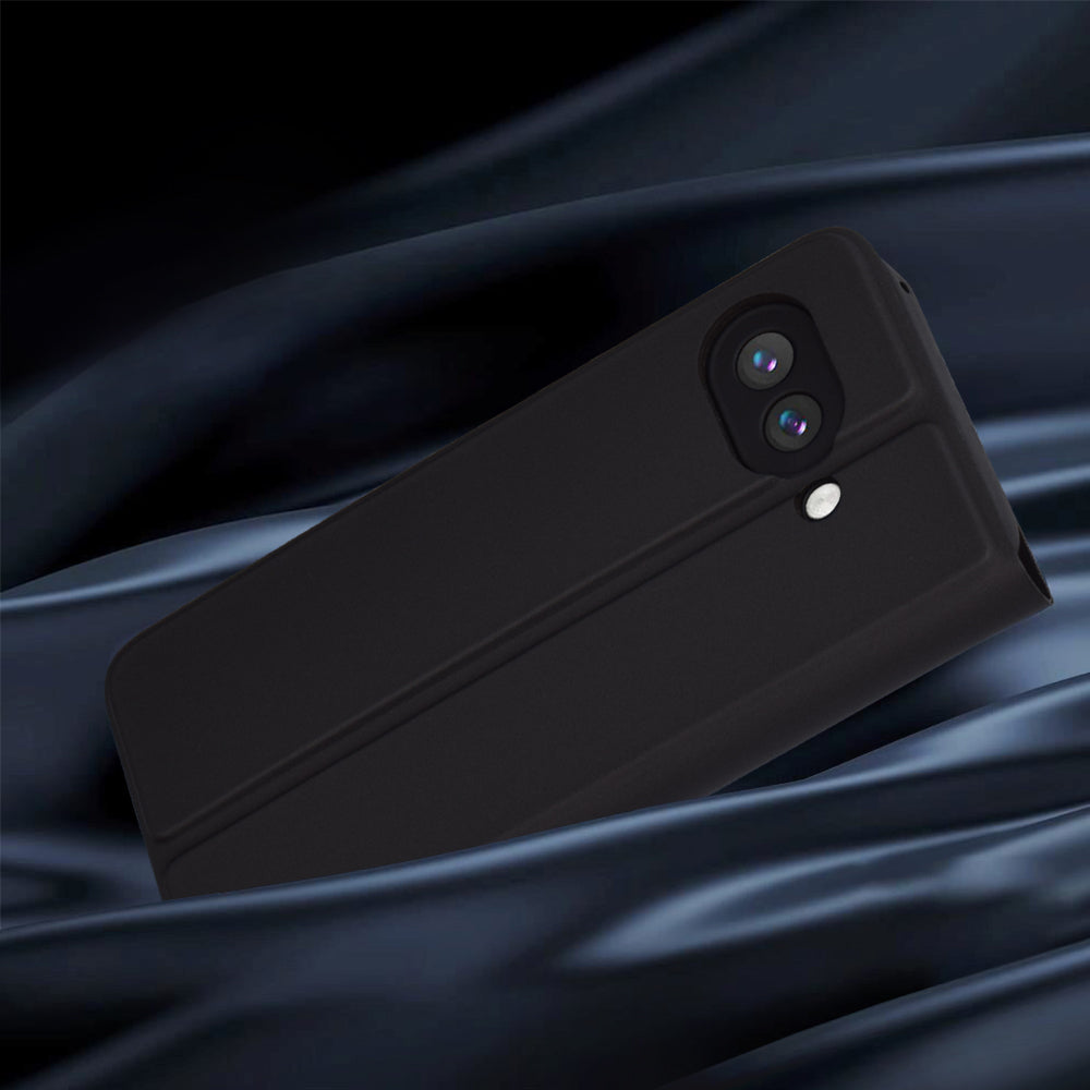 Custodia per Google Pixel 9a, Techsuit, Magskin Book, Nera
