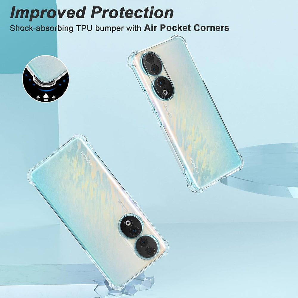 Custodia per Google Pixel 9a, Techsuit, Shockproof Clear, Trasparente