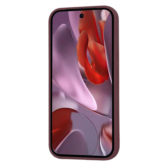 Hülle für Google Pixel 9a, Techsuit, SoftFlex, Weinrot