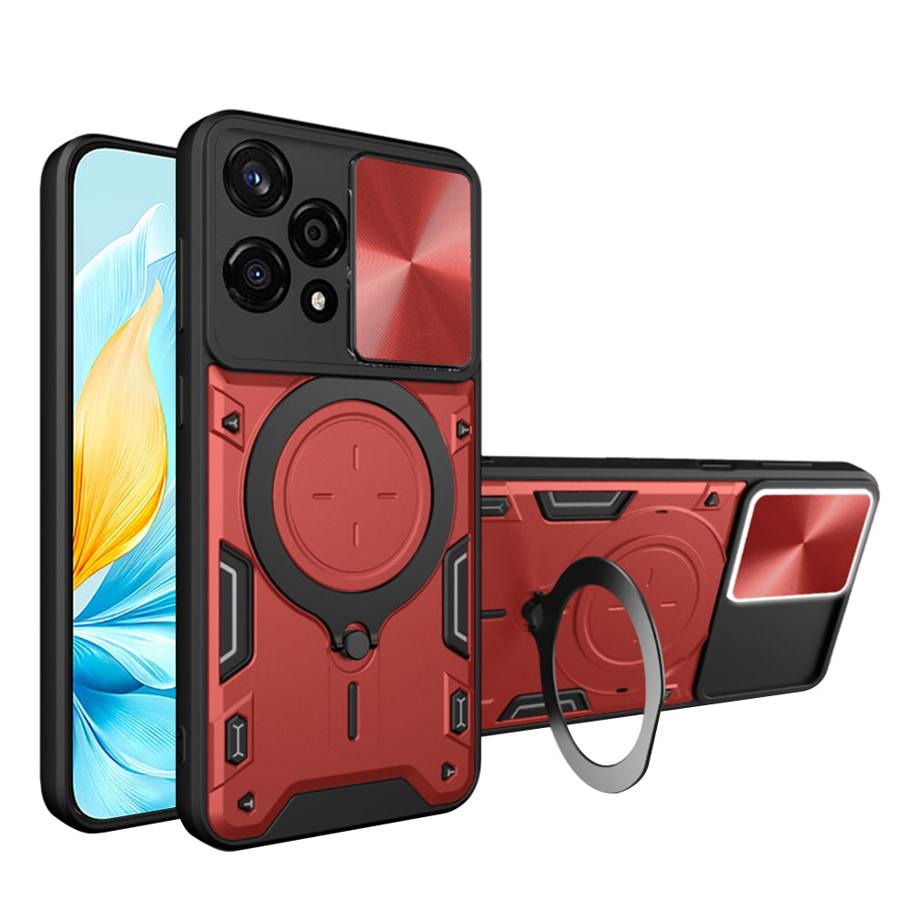 Hülle für Honor 200 Lite, Techsuit, CamGuard Pro, Rot