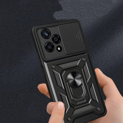 Custodia per Honor 200 Lite, Techsuit, CamShield, Nera