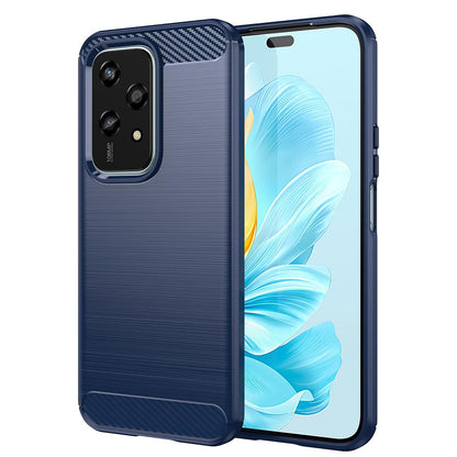 Coque pour Honor 200 Lite, Techsuit, Carbone, Bleue