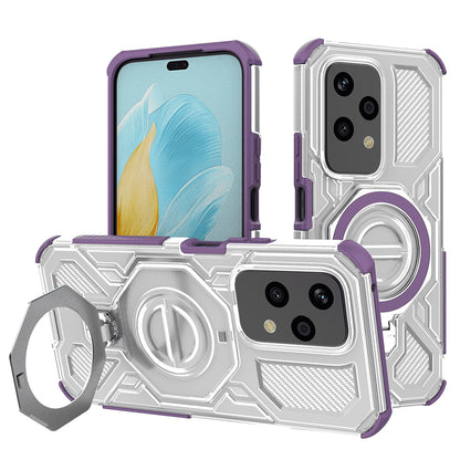 Hülle für Honor 200 Lite, Techsuit, Carbon Shield Pro, Lila