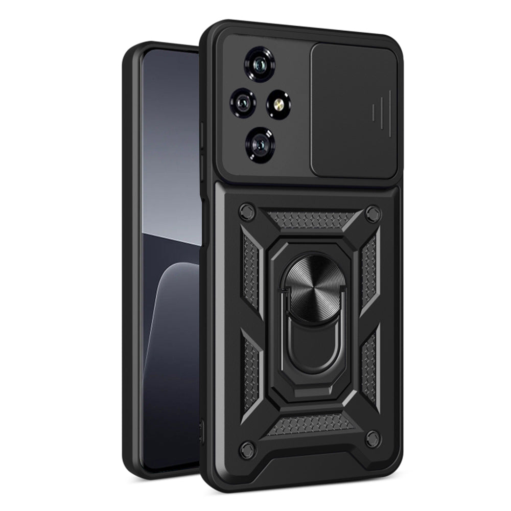Case for Honor 200, Techsuit, CamShield, Black