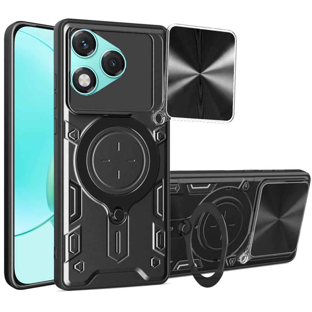 Hülle für Honor 400 Lite, Techsuit, CamGuard Pro, Schwarz