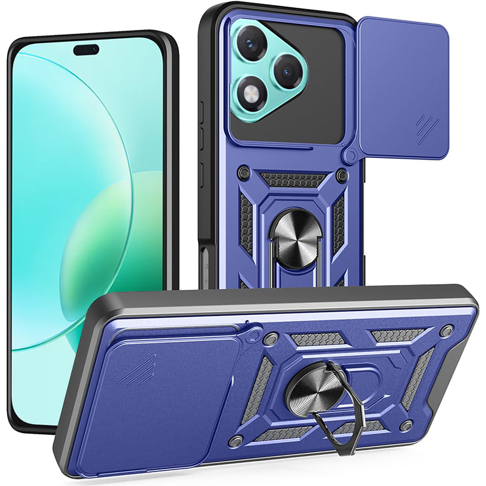 Hülle für Honor 400 Lite, Techsuit, CamShield, Blau