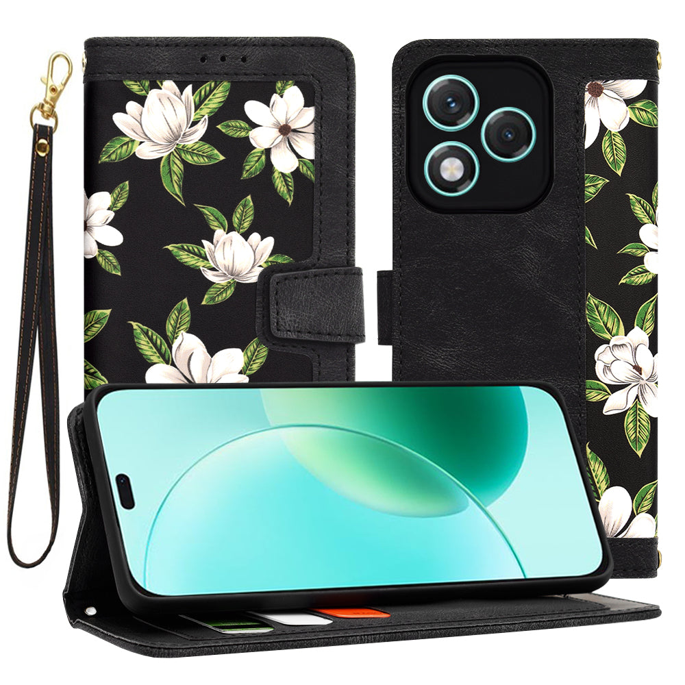 Coque pour Honor 400 Lite, Techsuit, FlipCraft, Noire