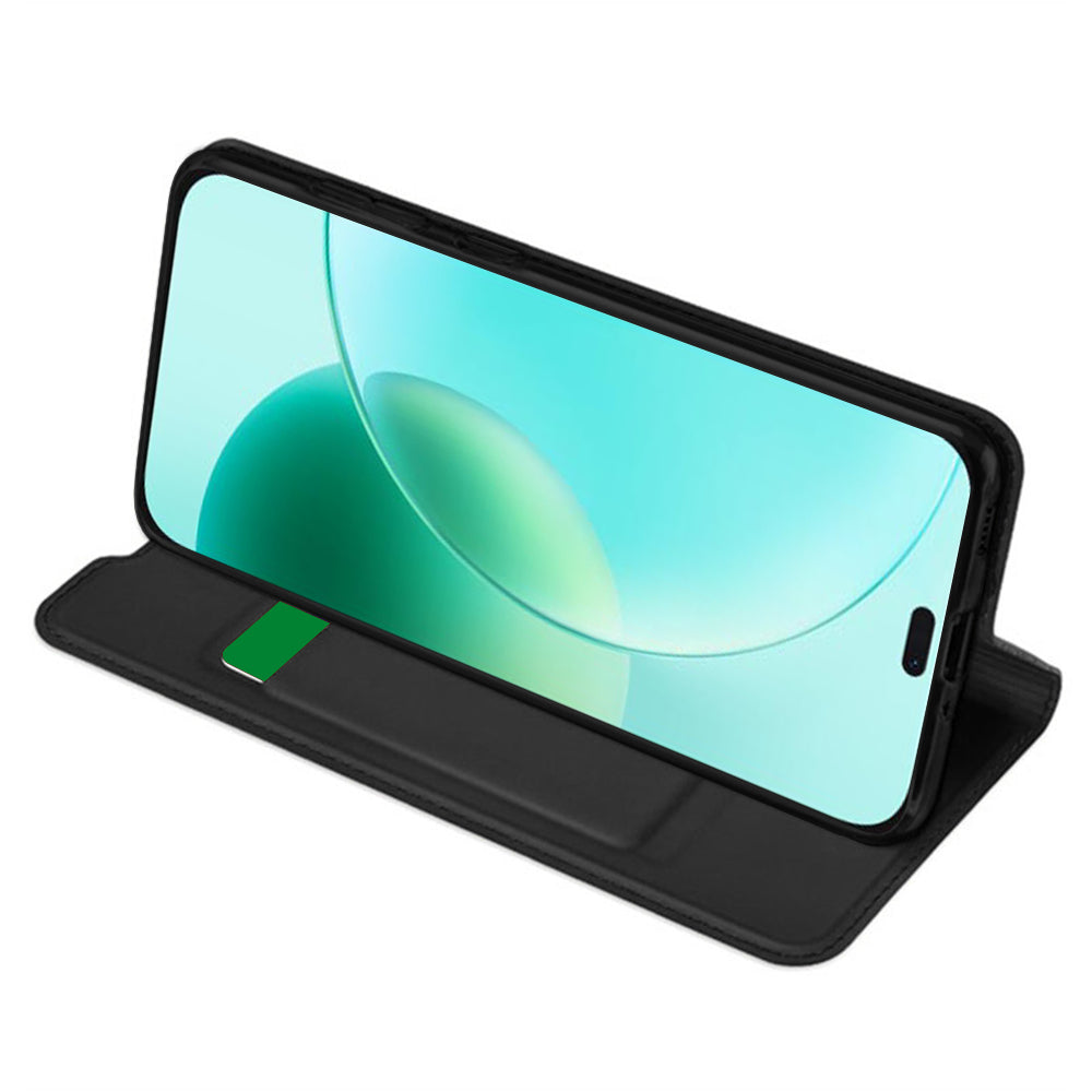 Custodia per Honor 400 Lite, Techsuit, Magskin Book, Nera