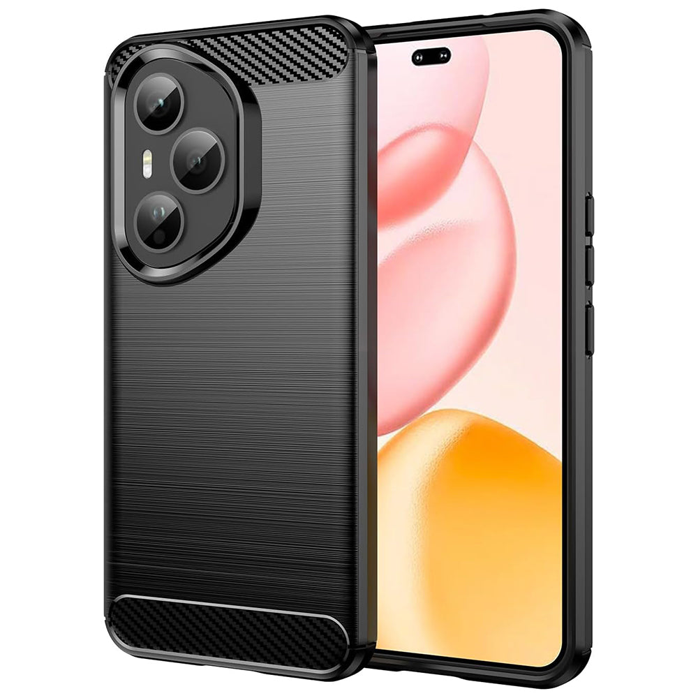 Custodia per Honor 400 Pro, Techsuit, Carbonio, Nera
