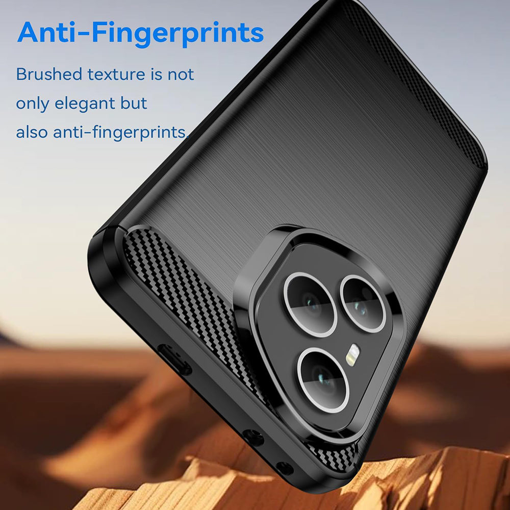 Custodia per Honor 400 Pro, Techsuit, Carbonio, Nera