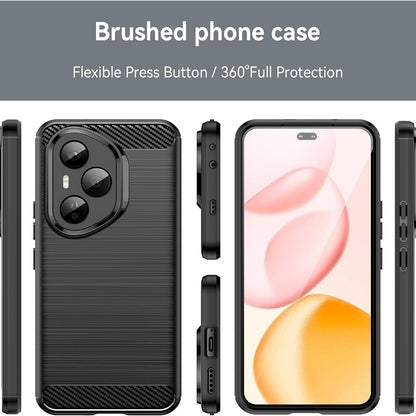 Custodia per Honor 400 Pro, Techsuit, Carbonio, Nera