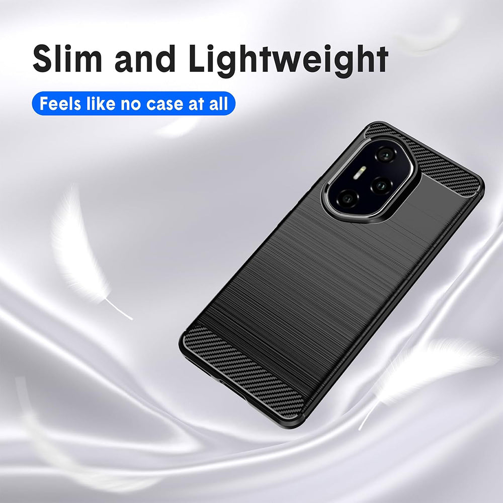 Custodia per Honor 400 Pro, Techsuit, Carbonio, Nera