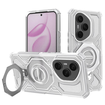 Hülle für Honor 400 Pro, Techsuit, Carbon Shield Pro, Weiß