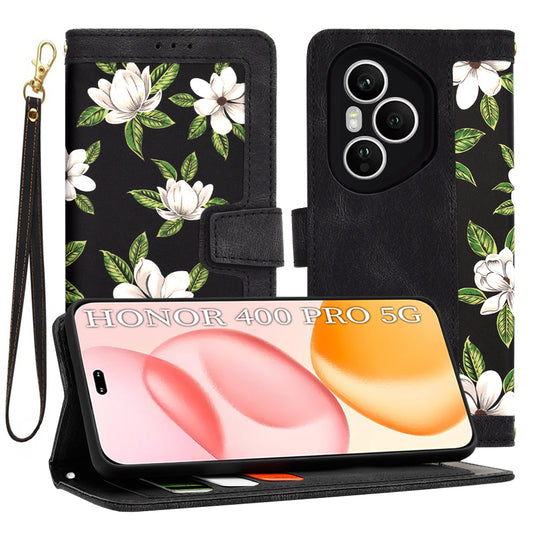 Hülle für Honor 400 Pro, Techsuit, FlipCraft, Schwarz