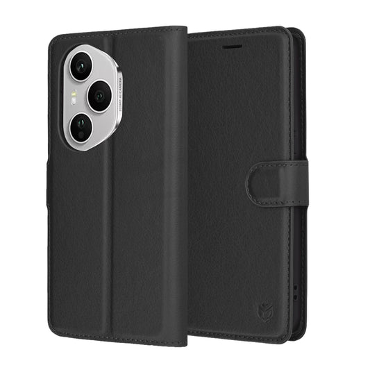 Custodia per Honor 400 Pro, Techsuit, Leather Folio, Nera