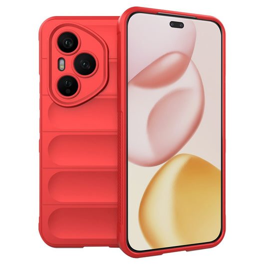 Hülle für Honor 400 Pro, Techsuit, Magic Shield, Rot