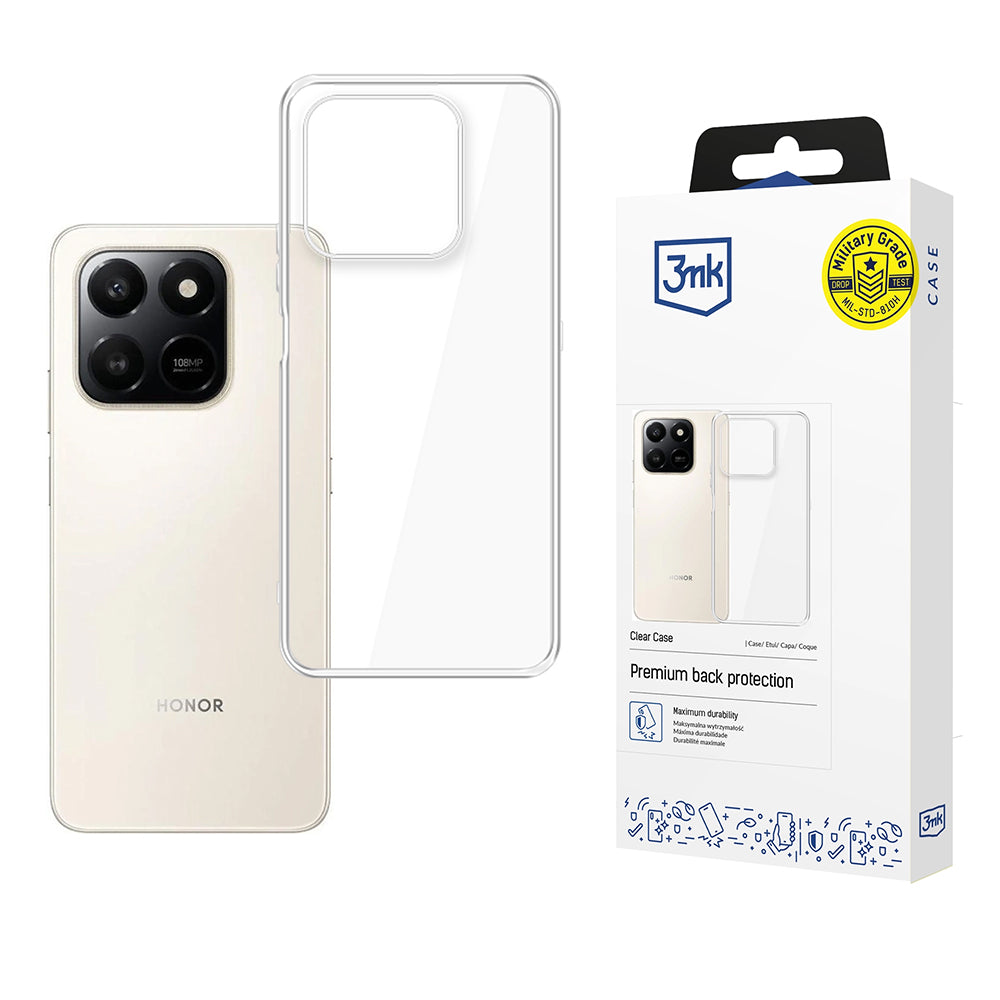 Custodia per Honor 400 Smart 4G / 400 Smart 5G, 3MK, Clear, Trasparente