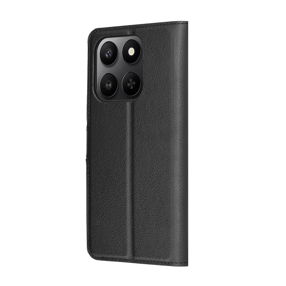 Custodia per Honor 400 Smart 4G / X7d 4G / 400 Smart 5G, Techsuit, Leather Folio, Nera
