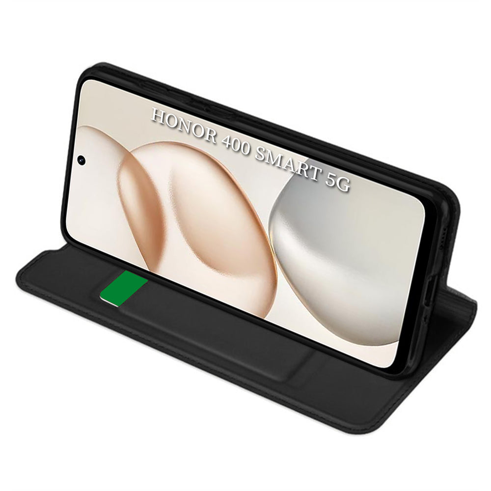 Custodia per Honor 400 Smart 4G / X7d 4G / 400 Smart 5G, Techsuit, Magskin Book, Nera