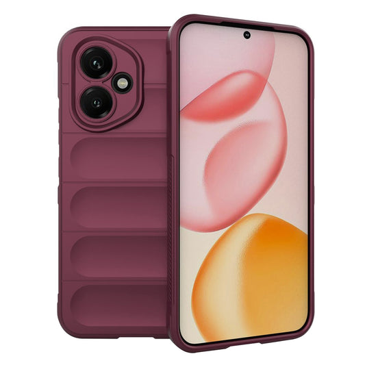 Hülle für Honor 400, Techsuit, Magic Shield, Weinrot