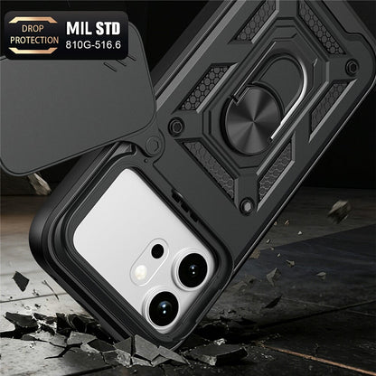 Hülle für Honor 600, OEM, CamShield, Schwarz
