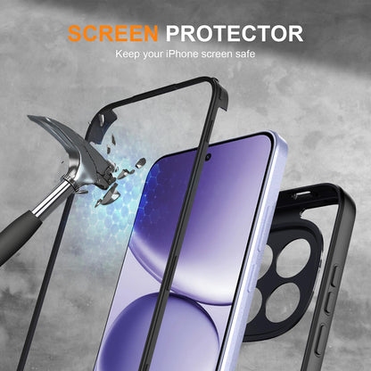 Custodia per Honor 600 Lite, Techsuit, ColorVerse 360, Nera
