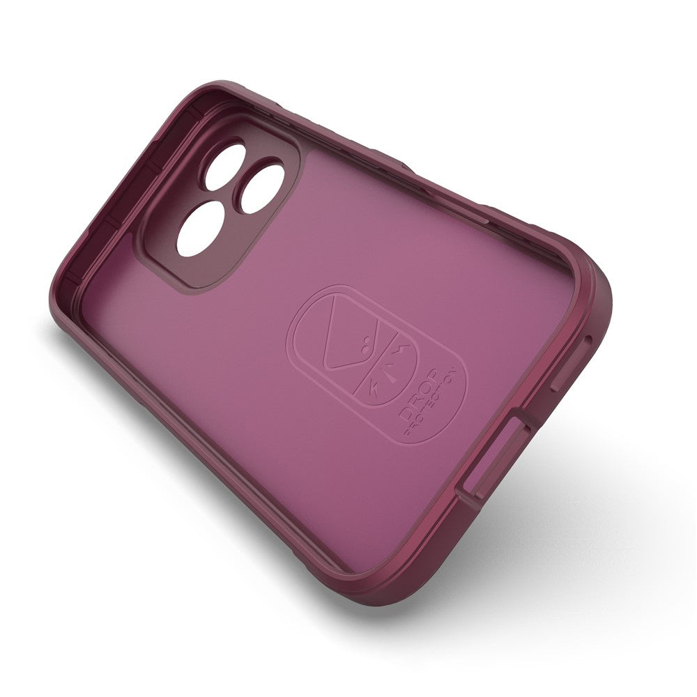 Custodia per Honor 600 Lite, Techsuit, Magic Shield, Vinaccia