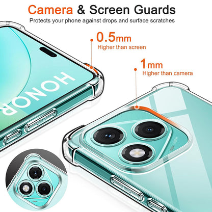 Custodia per Honor 600 Lite, Techsuit, Shockproof Clear, Trasparente