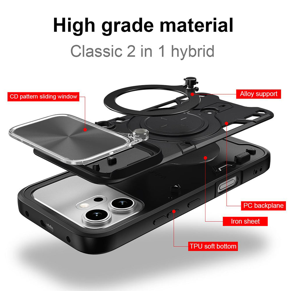 Custodia per Honor 600 Pro / 600, Techsuit, CamGuard Pro, Blu