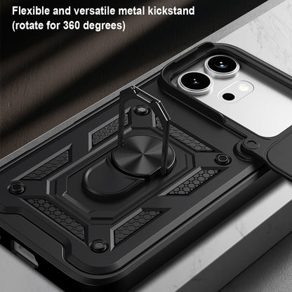 Case for Honor 600 Pro / 600, Techsuit, CamShield, Blue