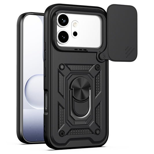 Custodia per Honor 600 Pro / 600, Techsuit, CamShield, Nera